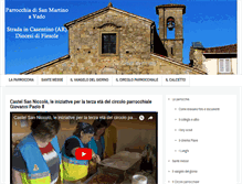 Tablet Screenshot of parrocchiastrada.net